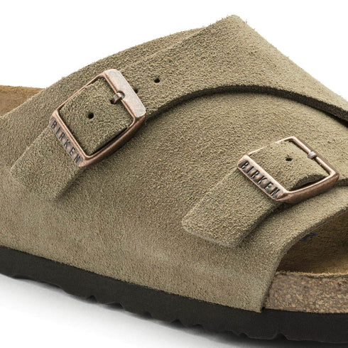 Birkenstock Zurich Suede Sandals Taupe